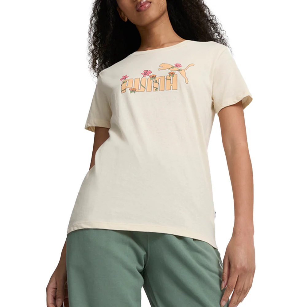 Inspired Sunflower Graphic Crew Neck Short Sleeve T-Shirt - Image 3