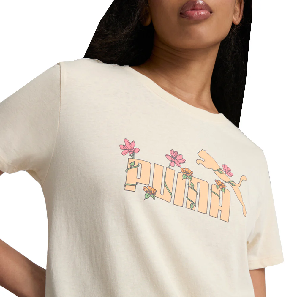 Inspired Sunflower Graphic Crew Neck Short Sleeve T-Shirt - Image 4