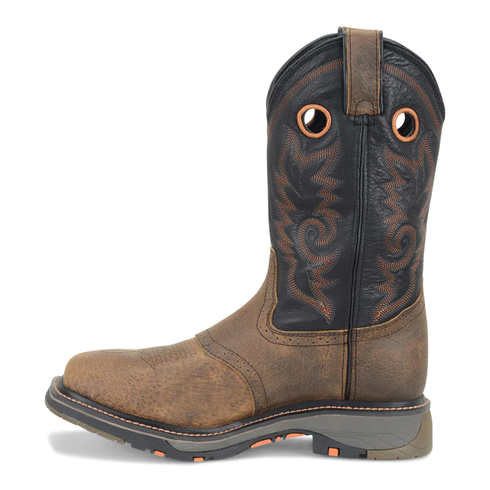 Isaac Workflex Embroidered 12 Inch Slip Resistant Composite Toe Work Boots - Image 3