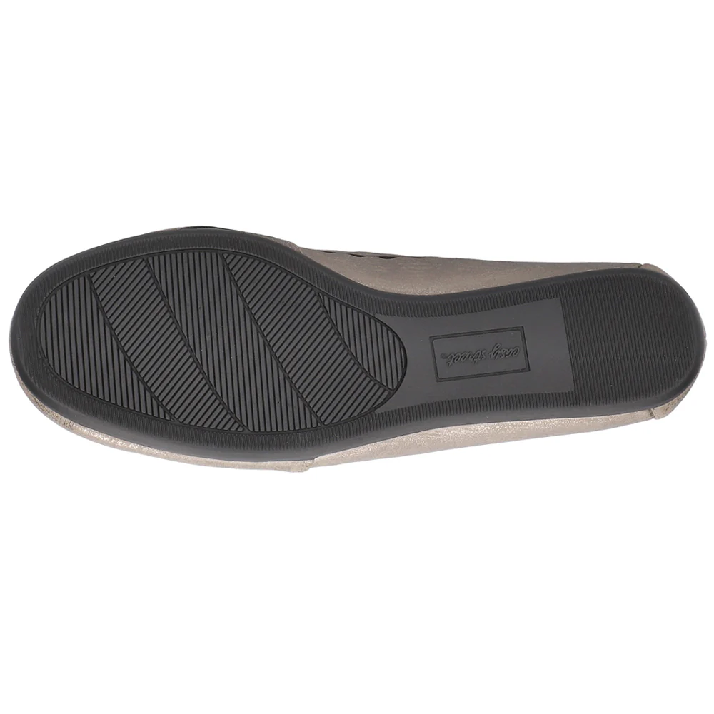 Isha Metallic Cut Out Slip On Flats - Image 5