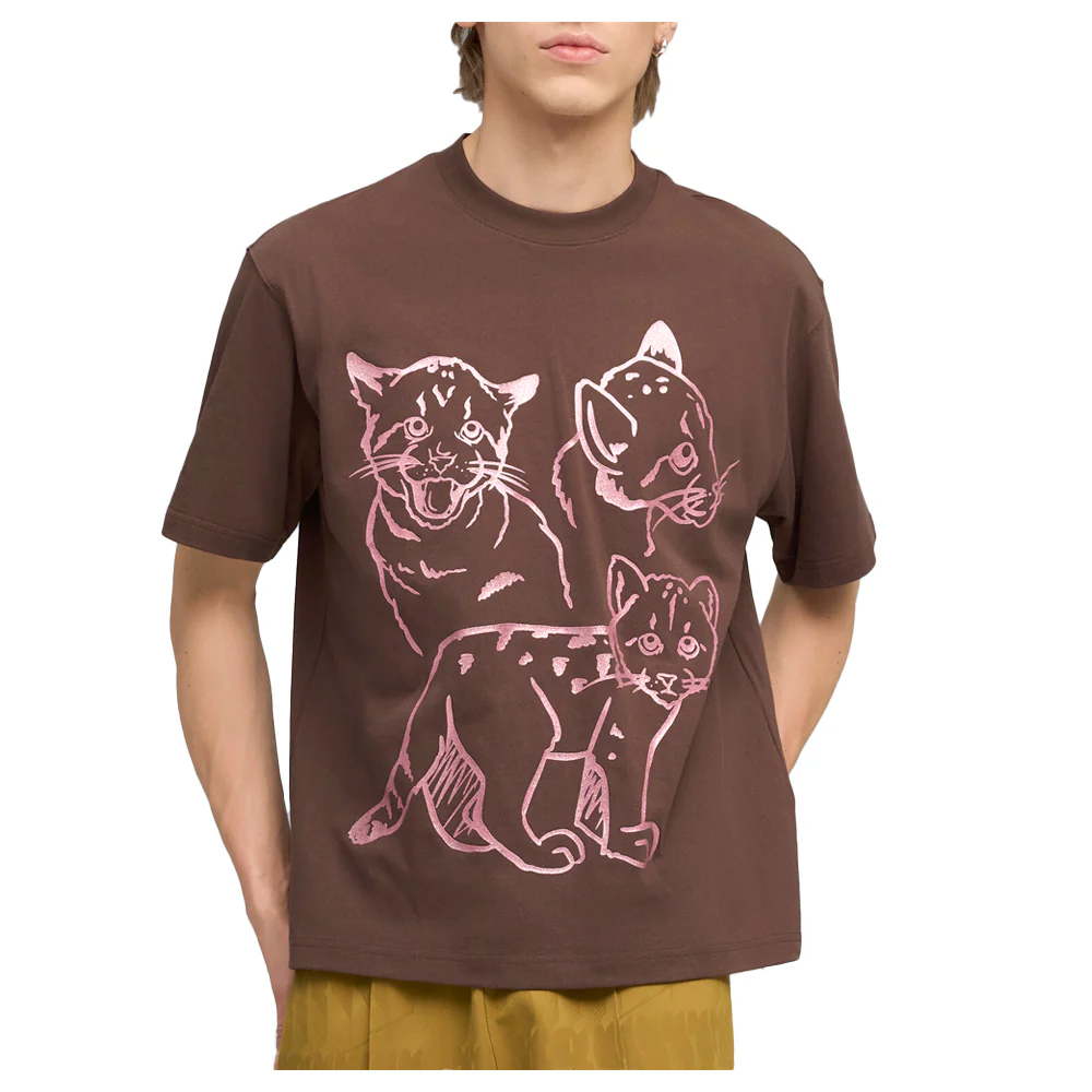 Itty Bitty Graphic Crew Neck Short Sleeve T-Shirt - Image 3
