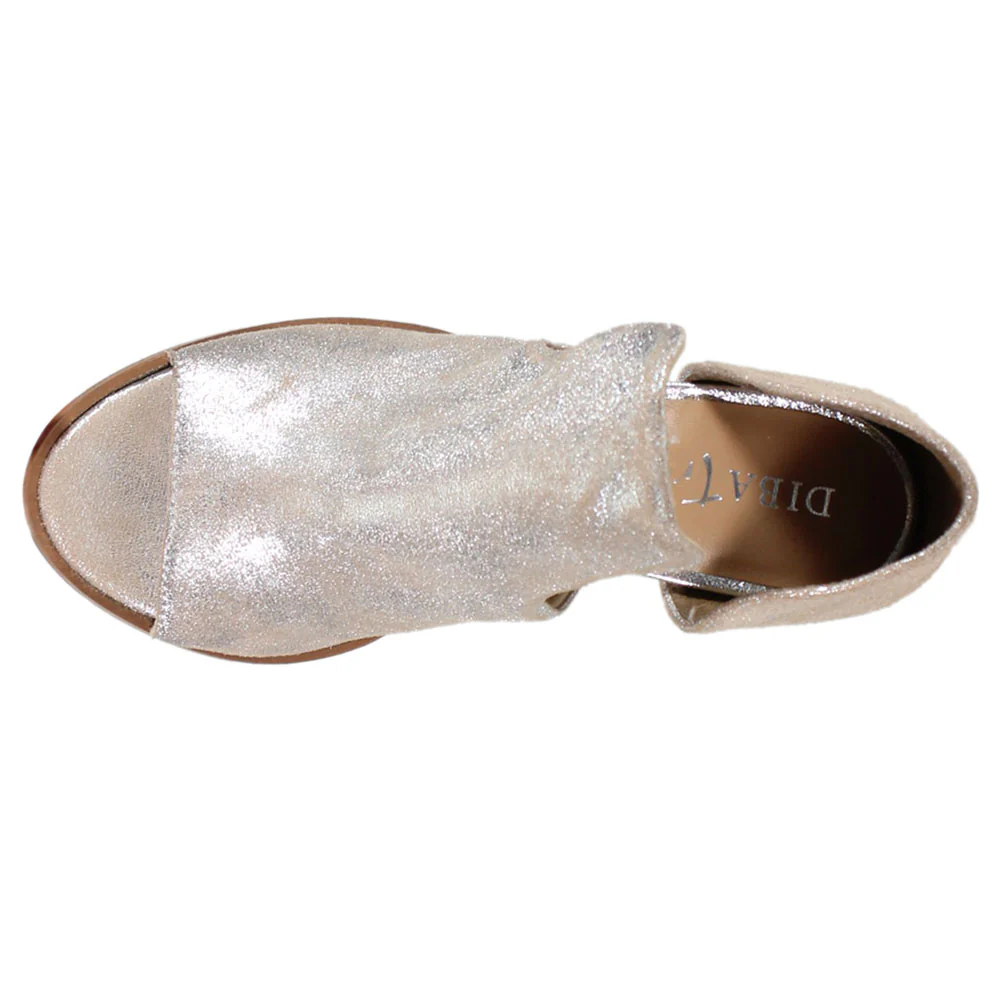 Ivy Road Metallic Round Toe Shootie Pumps - Image 4