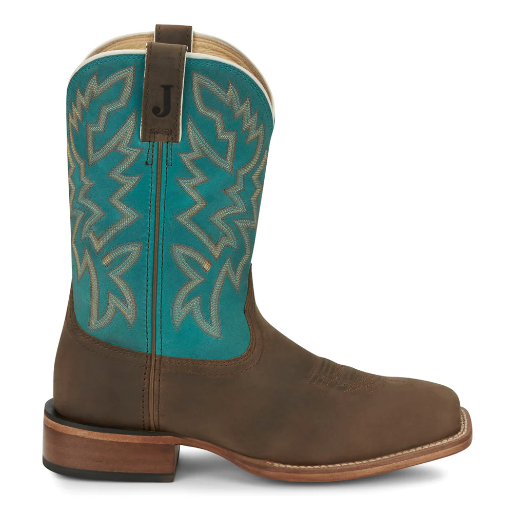 Jackpot Square Toe Pull On Cowboy Boots