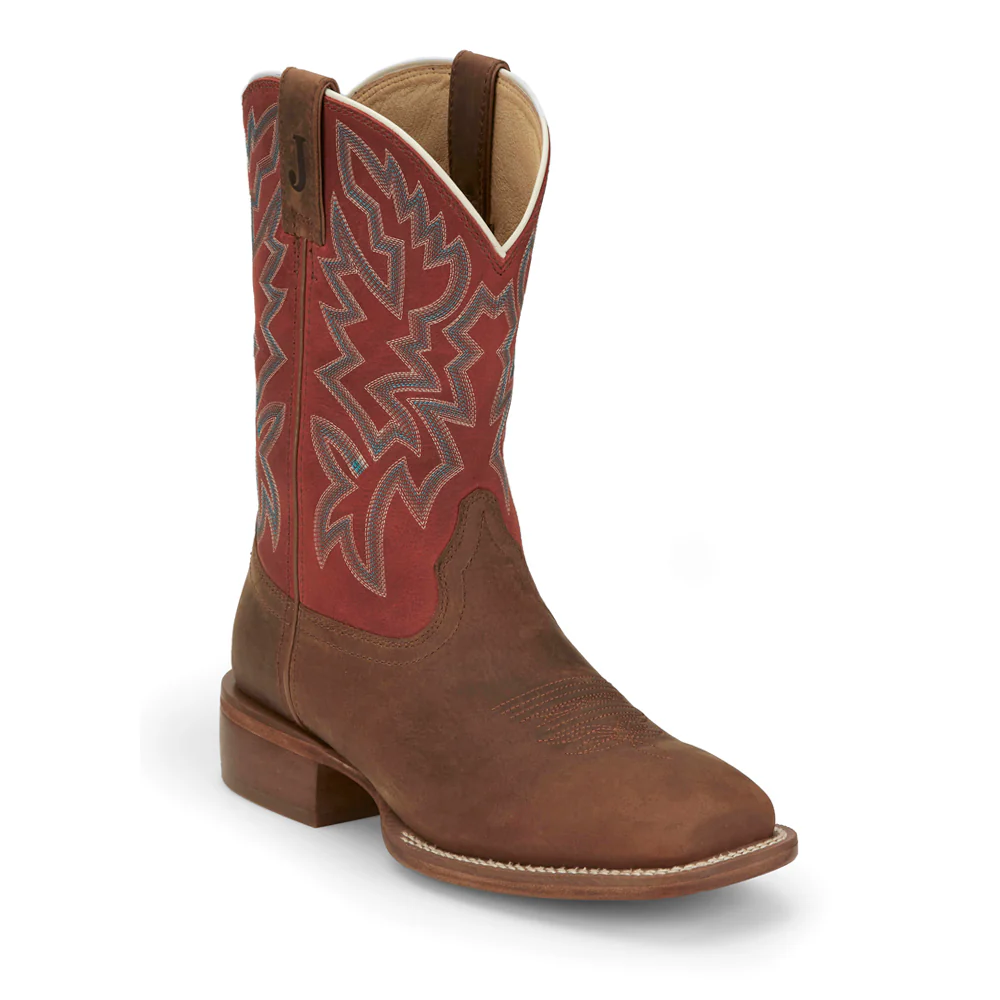 Jackpot Square Toe Pull On Cowboy Boots - Image 2