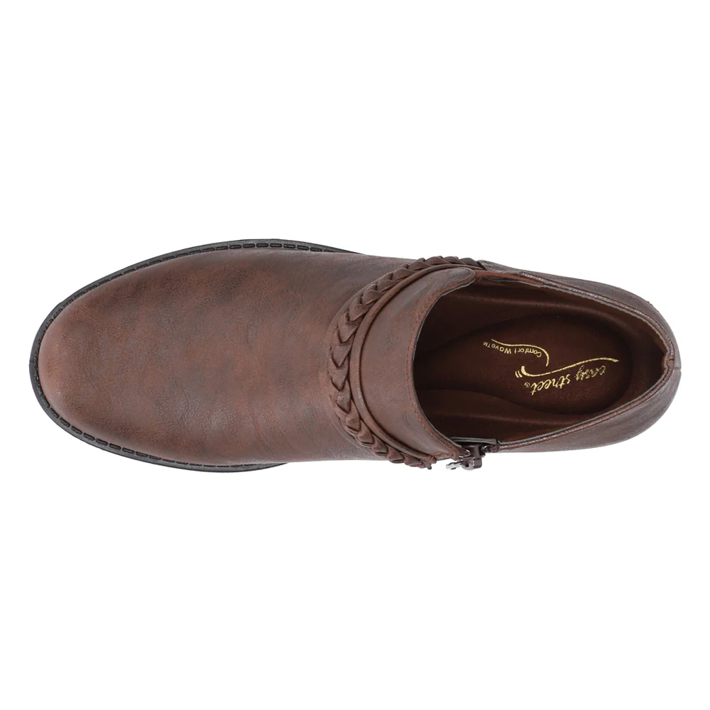 Jalia Round Toe Zippered Booties - Image 4