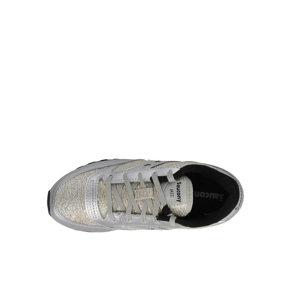 Jazz Original Glitter Lace Up Sneakers (Little Kid-Big Kid) - Image 4