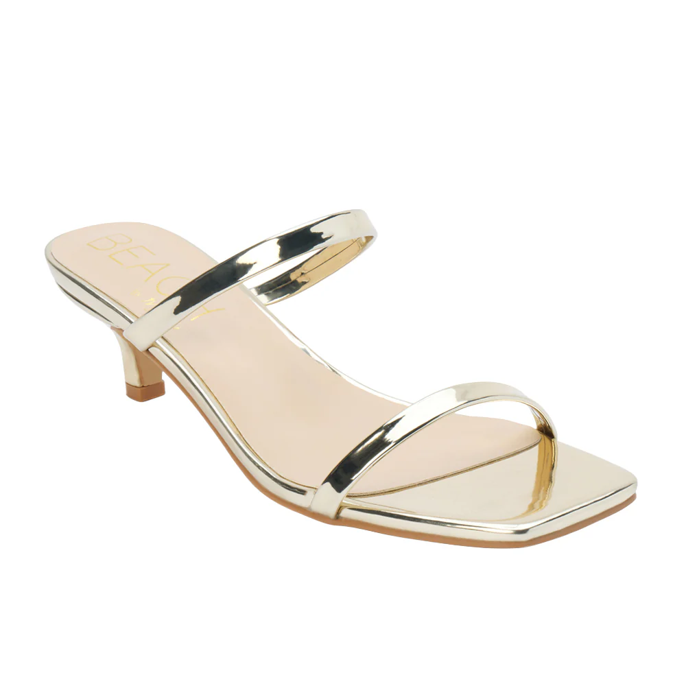 Jeanne Strappy Kitten Heel Sandals - Image 2