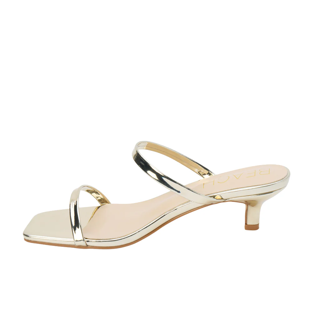 Jeanne Strappy Kitten Heel Sandals - Image 3