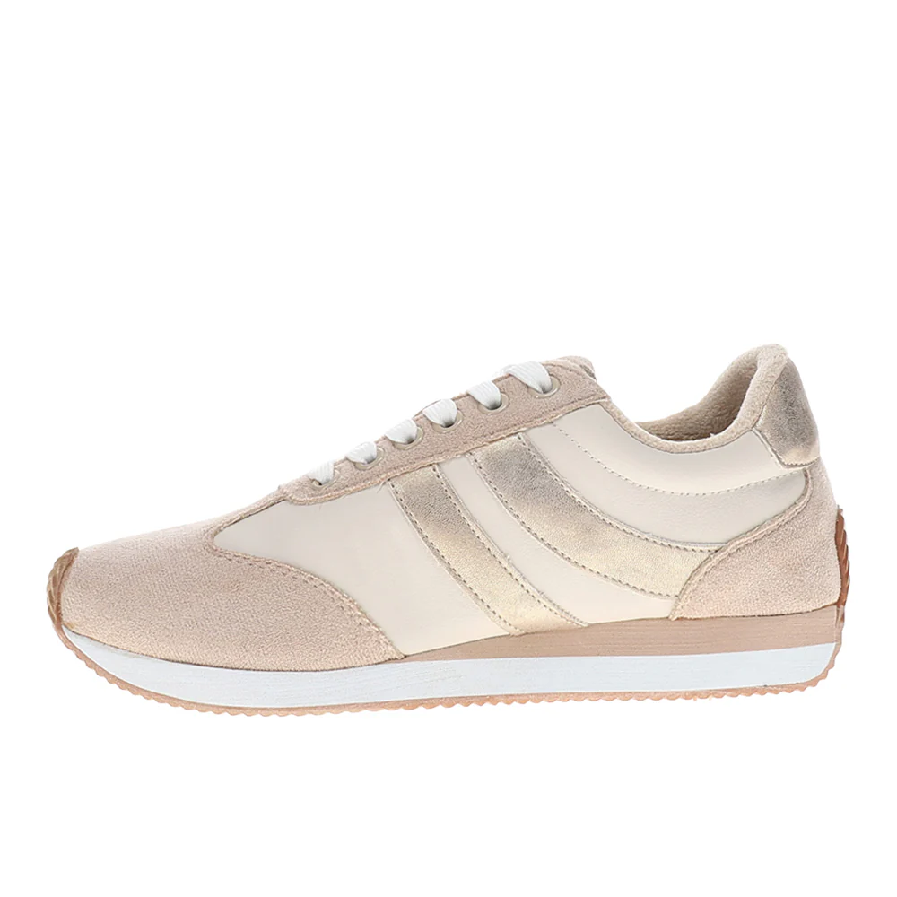 Jet Lag Metallic Lace Up Sneakers - Image 3