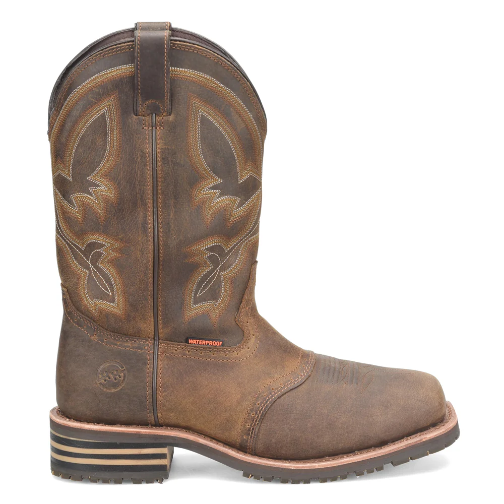 Jeyden 12 Inch Embroidered Waterproof Composite Toe Work Boots