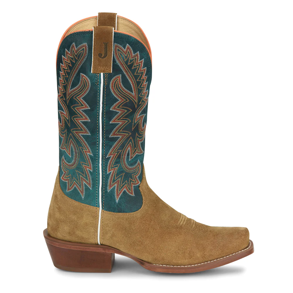 Jimmy Square Toe Pull On Cowboy Boots
