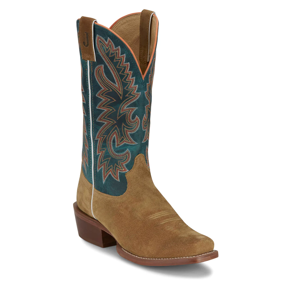 Jimmy Square Toe Pull On Cowboy Boots - Image 2
