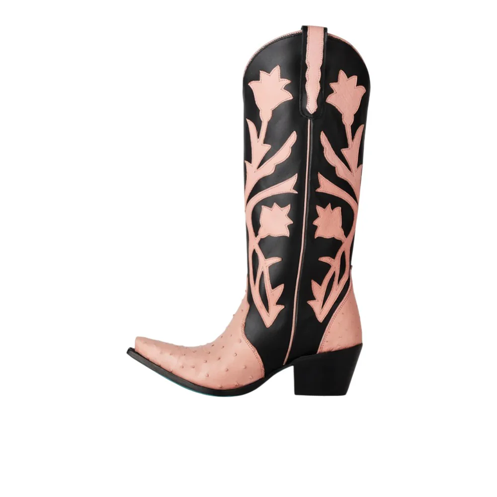 Jolene Exotic Ostrich Cowboy Boots - Image 3