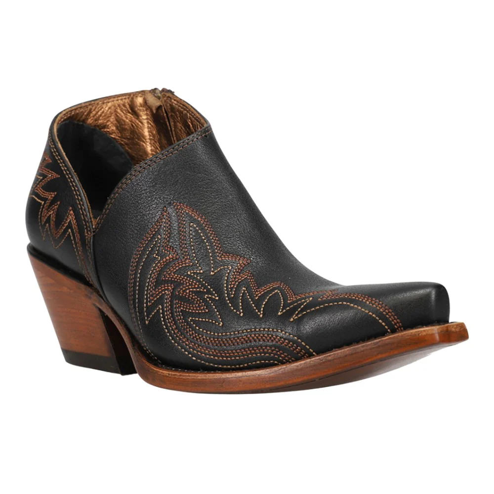 Jolene Embroidered Zippered Snip Toe Cowboy Booties - Image 2