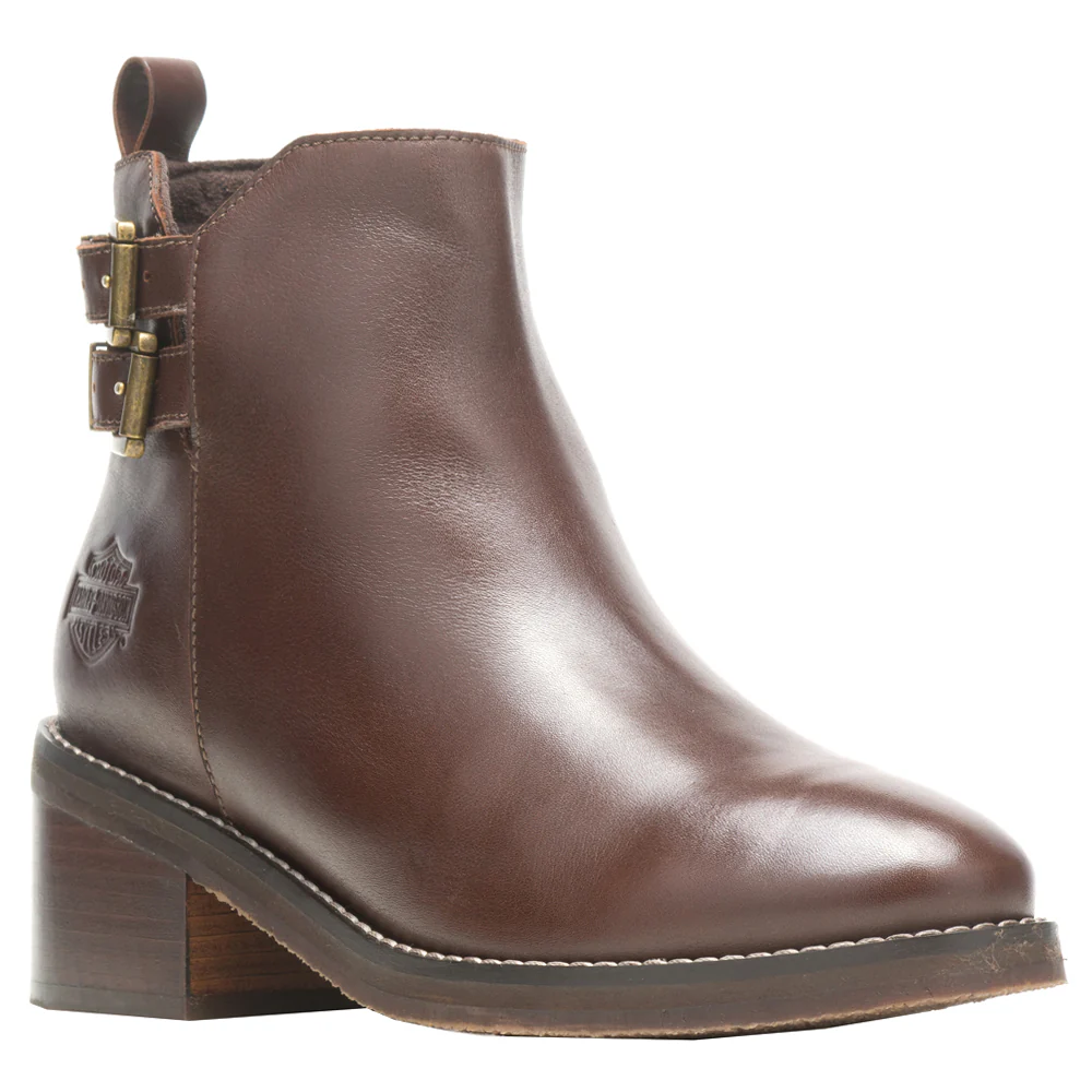 Jonetta Buckle Round Toe Pull On Boots - Image 2