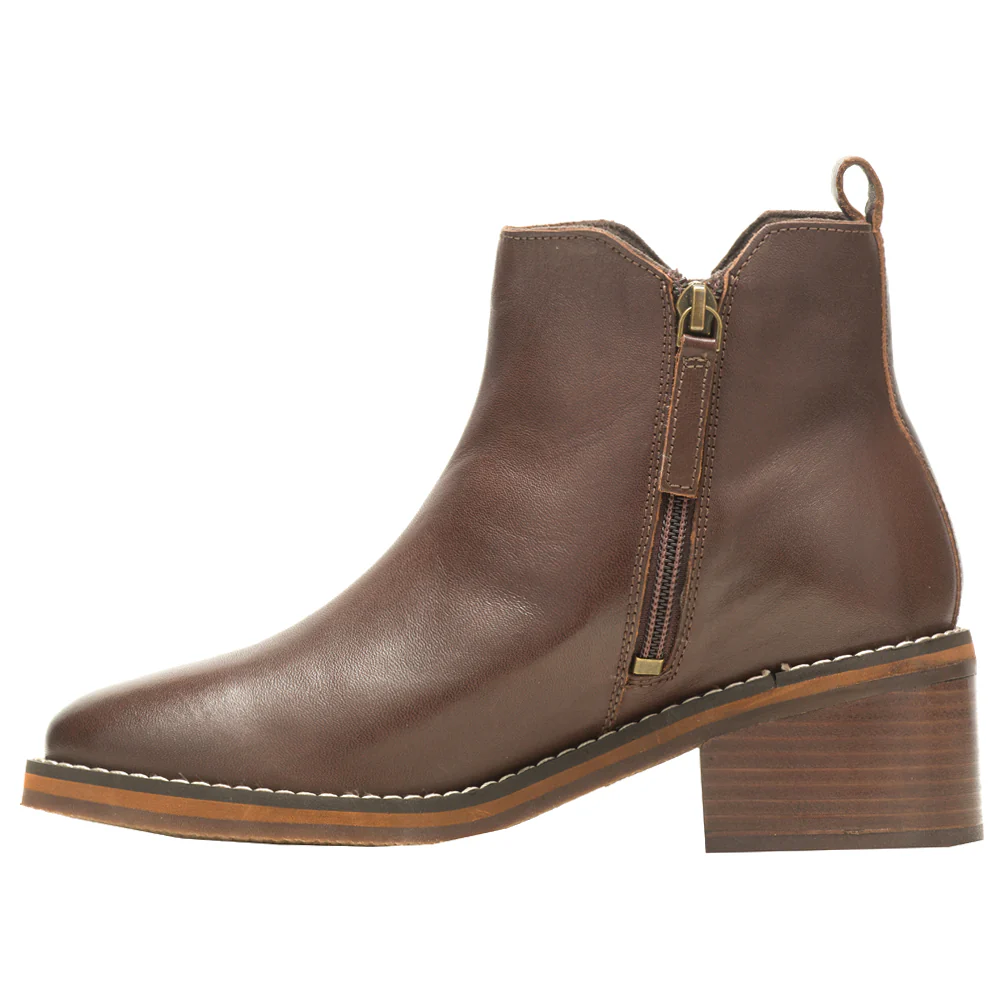 Jonetta Buckle Round Toe Pull On Boots - Image 3