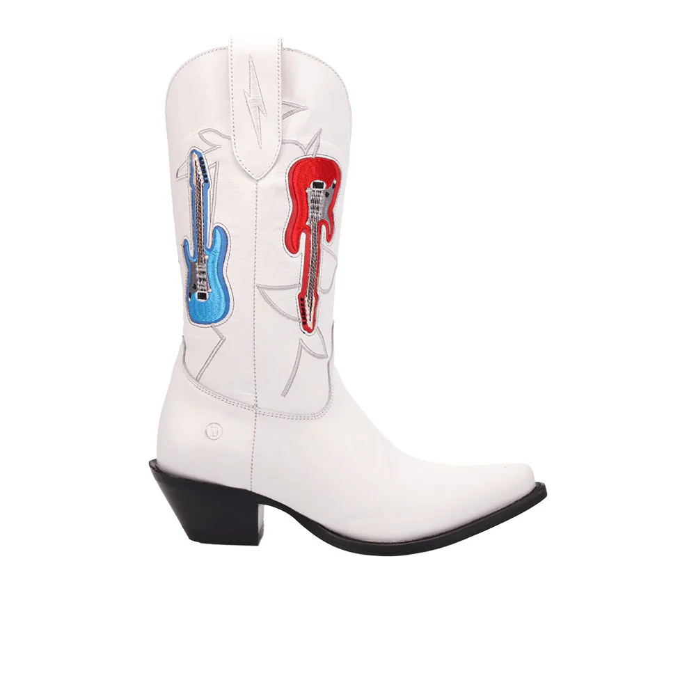 Jukebox Leather Snip Toe Cowboy Boots