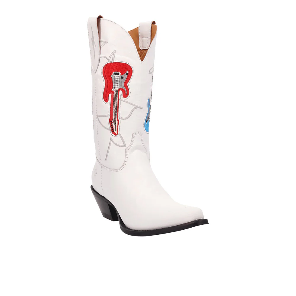 Jukebox Leather Snip Toe Cowboy Boots - Image 2