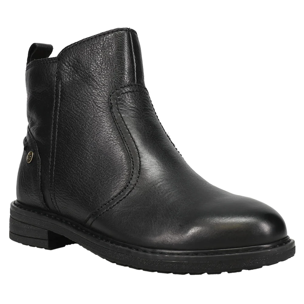 Juna Round Toe Zippered Booties - Image 2