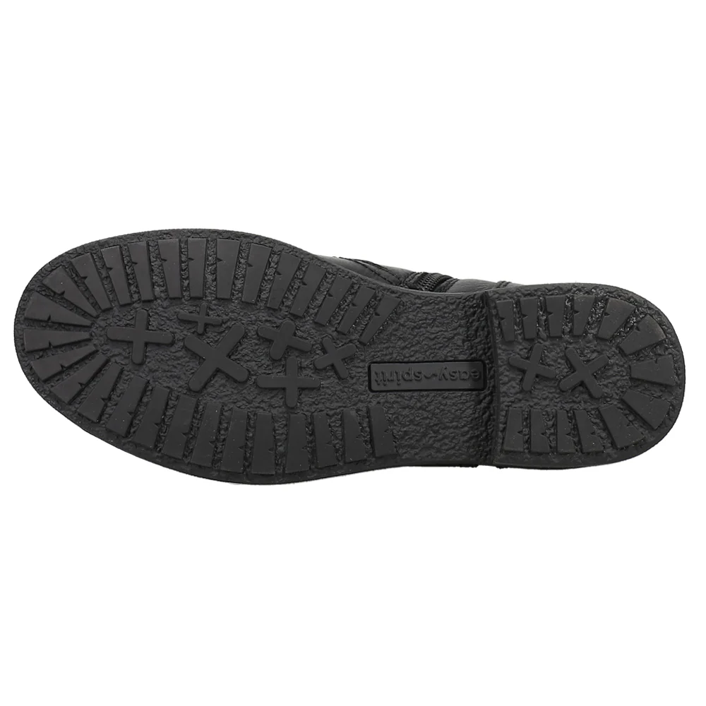 Juna Round Toe Zippered Booties - Image 5
