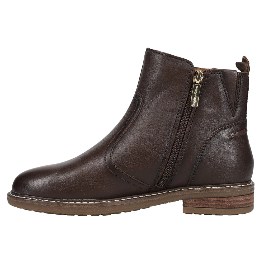 Juna Round Toe Zippered Booties - Image 3