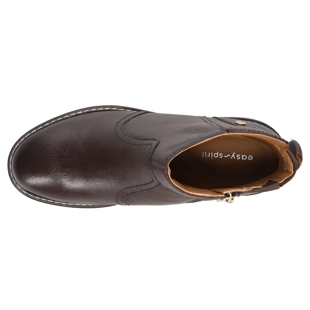Juna Round Toe Zippered Booties - Image 4