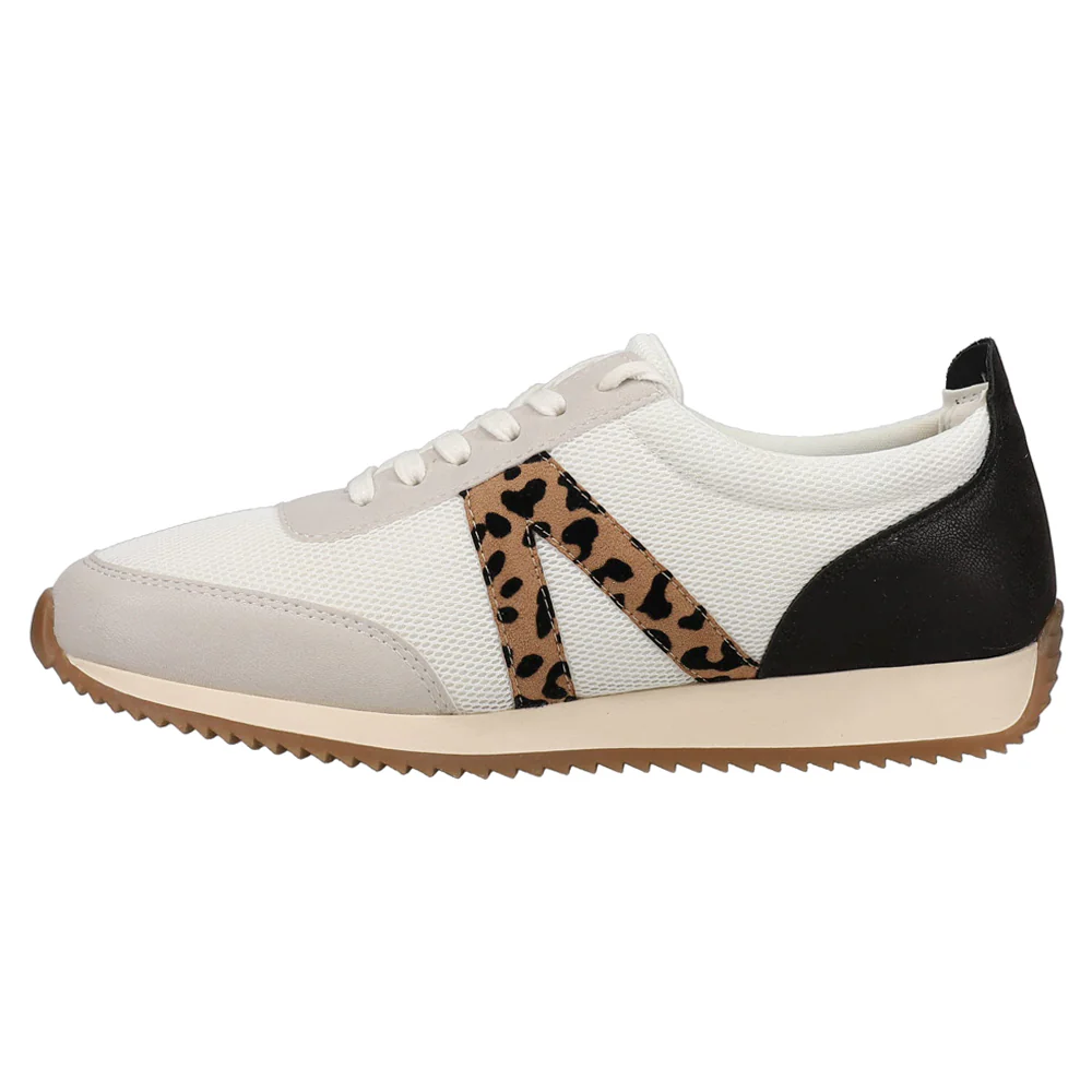 Kable Leopard Print Lace Up Sneakers - Image 3