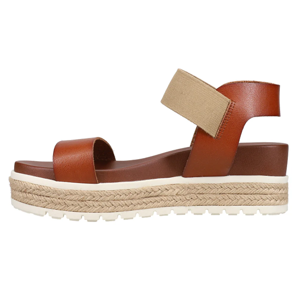 Kandice Espadrille Wedge Platform Sandals - Image 3