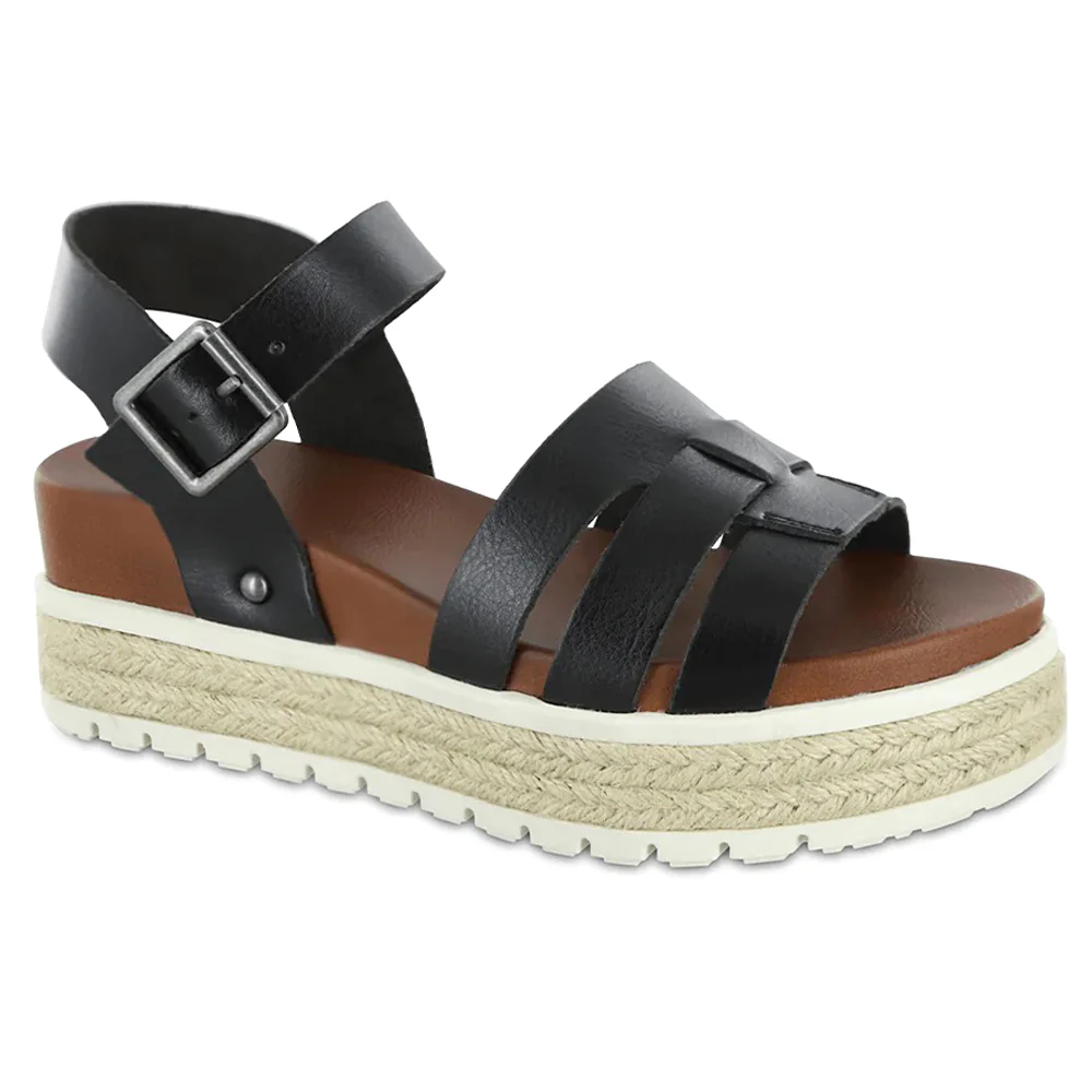Karlotta Ankle Strap Espadrille Platform Sandals - Image 2