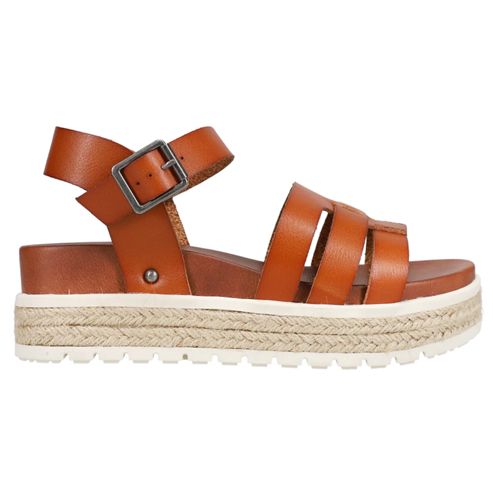 Karlotta Ankle Strap Espadrille Platform Sandals