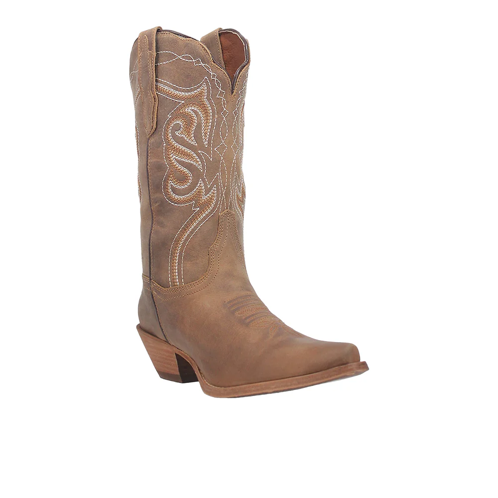 Karmel Embroidered Pull On Snip Toe Cowboy Boots - Image 2