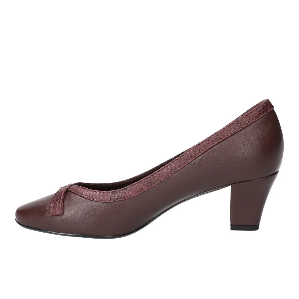 Kata Topline Bow Round Toe Pumps - Image 3