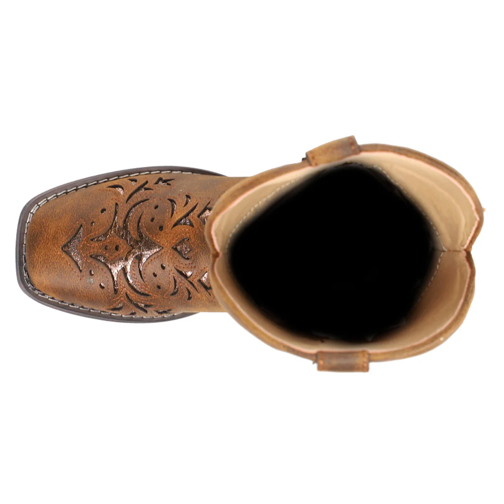 Kennedy Glitter Square Toe Cowboy Boots - Image 4
