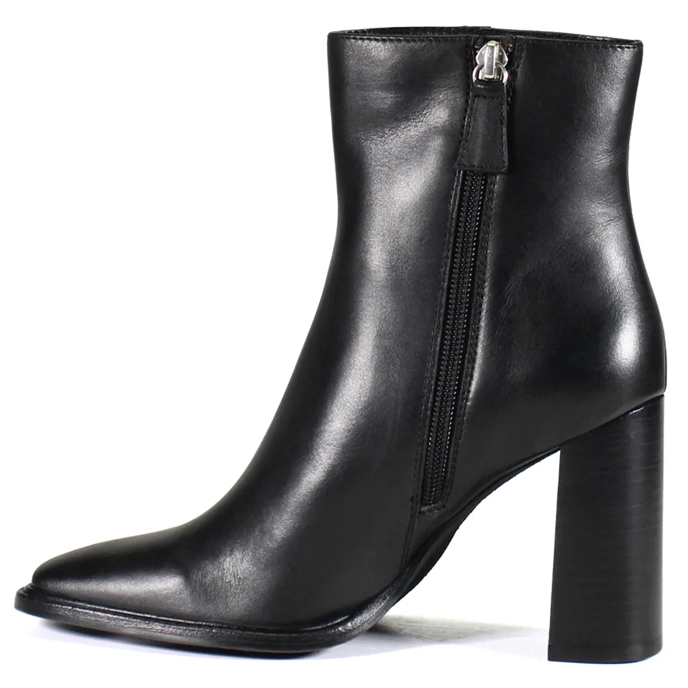 Key Switch Square Toe Zippered Boots - Image 3