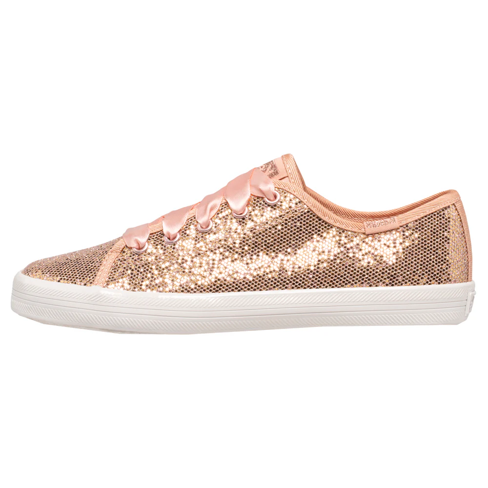 Kickstart Celebrations Glitter Lace Up Sneakers - Image 3