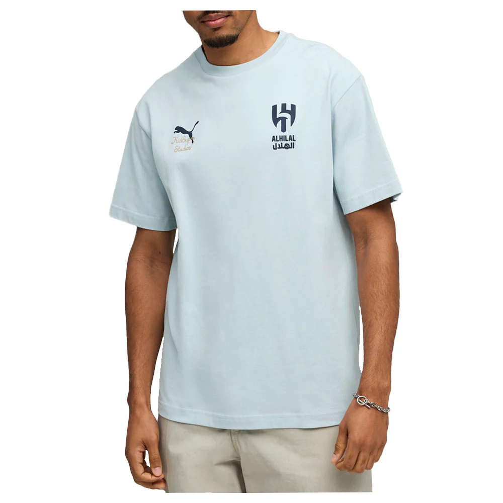 PUMA X KIDSUPER Al Hilal Saudi FC Graphic Crew Neck Short Sleeve T-Shirt - Image 3