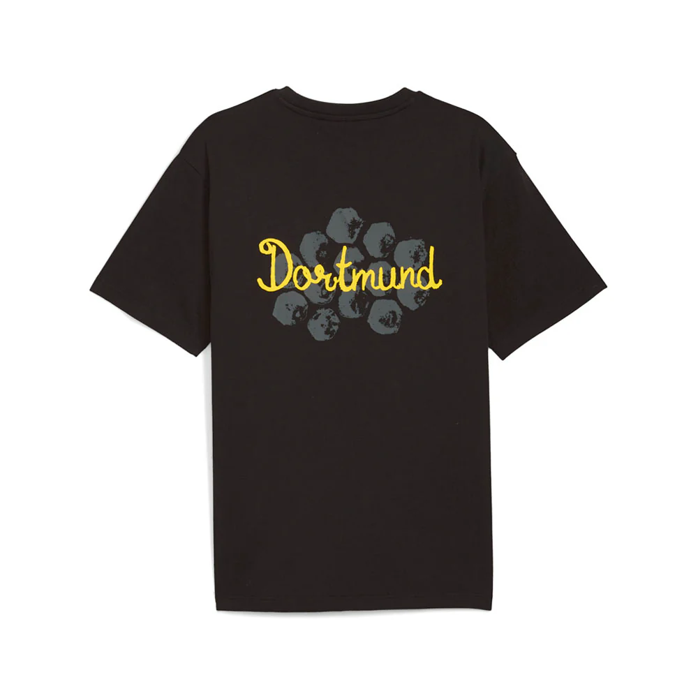 PUMA X KIDSUPER Borussia Dortmund Graphic Crew Neck Short Sleeve T-Shirt - Image 2