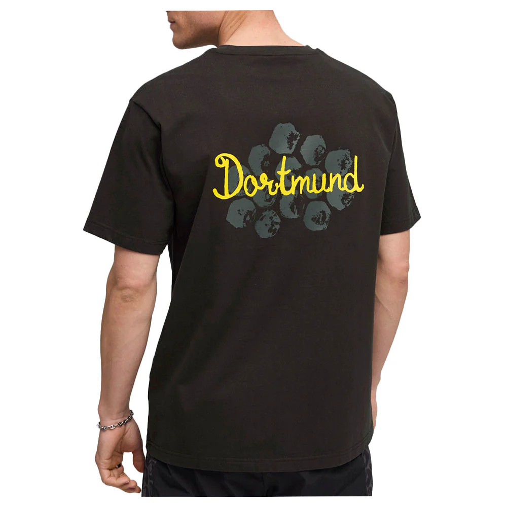 PUMA X KIDSUPER Borussia Dortmund Graphic Crew Neck Short Sleeve T-Shirt - Image 4