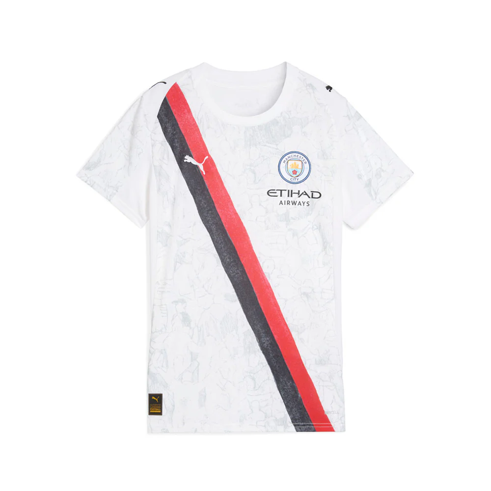 PUMA X KIDSUPER Manchester City F.C. Crew Neck Short Sleeve Replica Jersey