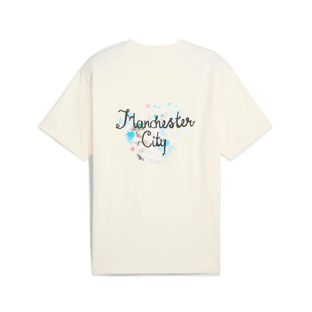 PUMA X KIDSUPER Manchester City F.C. Graphic Crew Neck Short Sleeve T-Shirt - Image 2