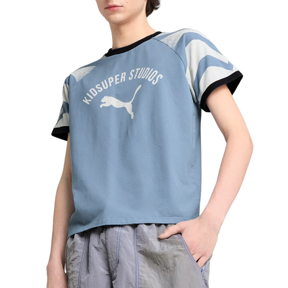 PUMA X KIDSUPER Ringer Crew Neck Short Sleeve T-Shirt - Image 5