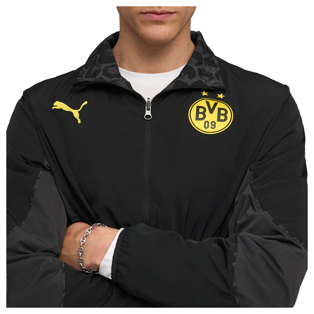 PUMA X KIDSUPER Borussia Dortmund Reversible Full Zip Jacket - Image 5