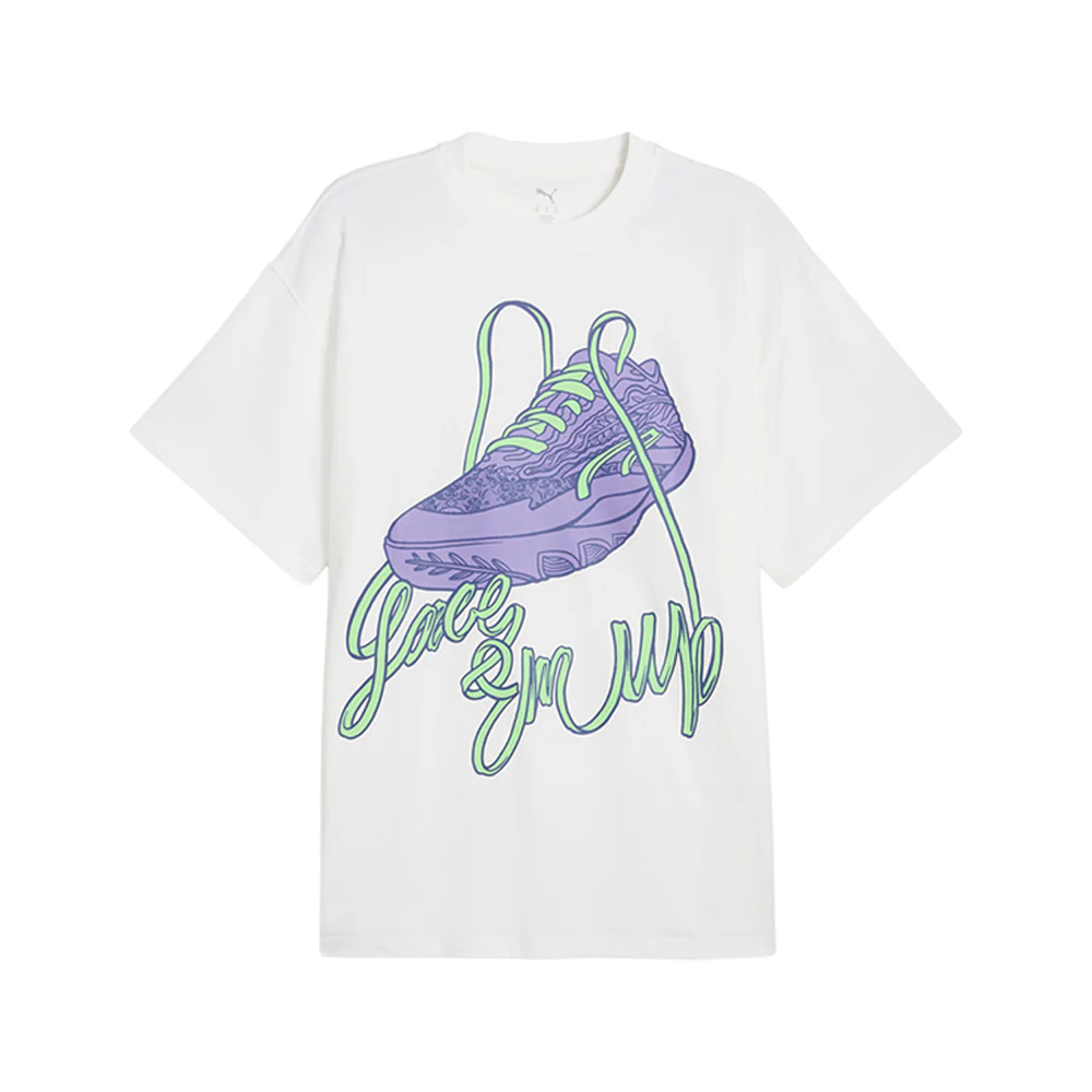 Lace Em Up Oversized Crew Neck Short Sleeve T-Shirt