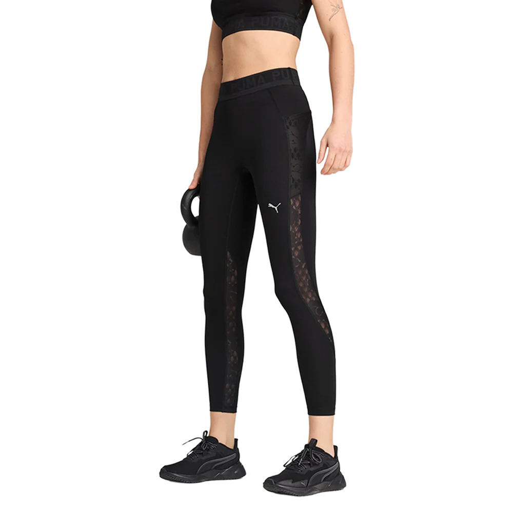 Lace High Waist 7/8 Leggings - Image 3