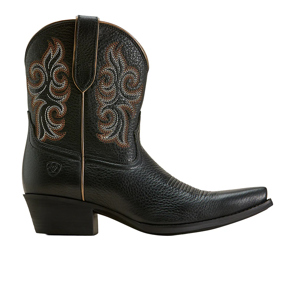 Lacona Snip Toe Pull On Cowboy Boots