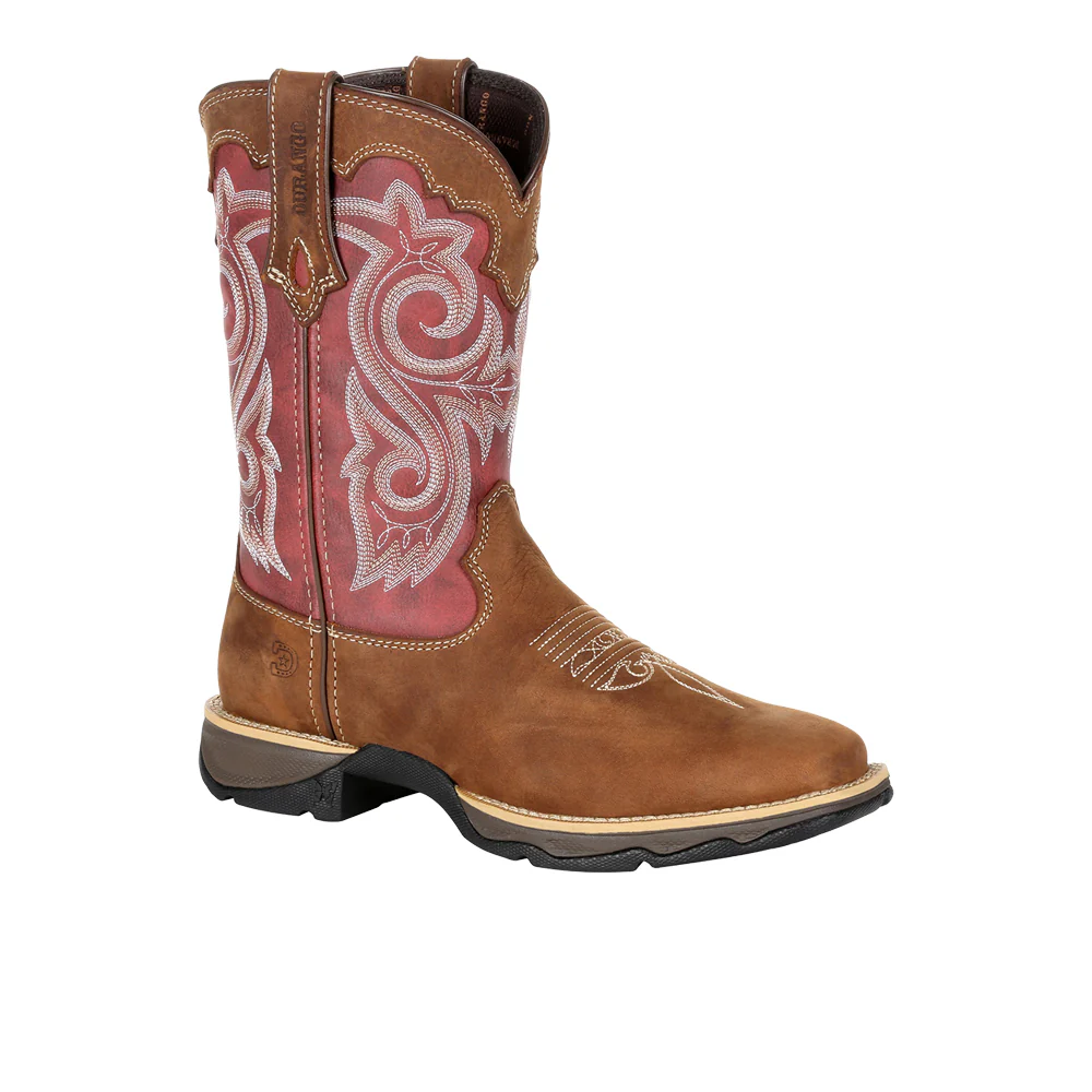 Lady Rebel by Durango Pull On Square Toe Cowboy Boots - Image 2