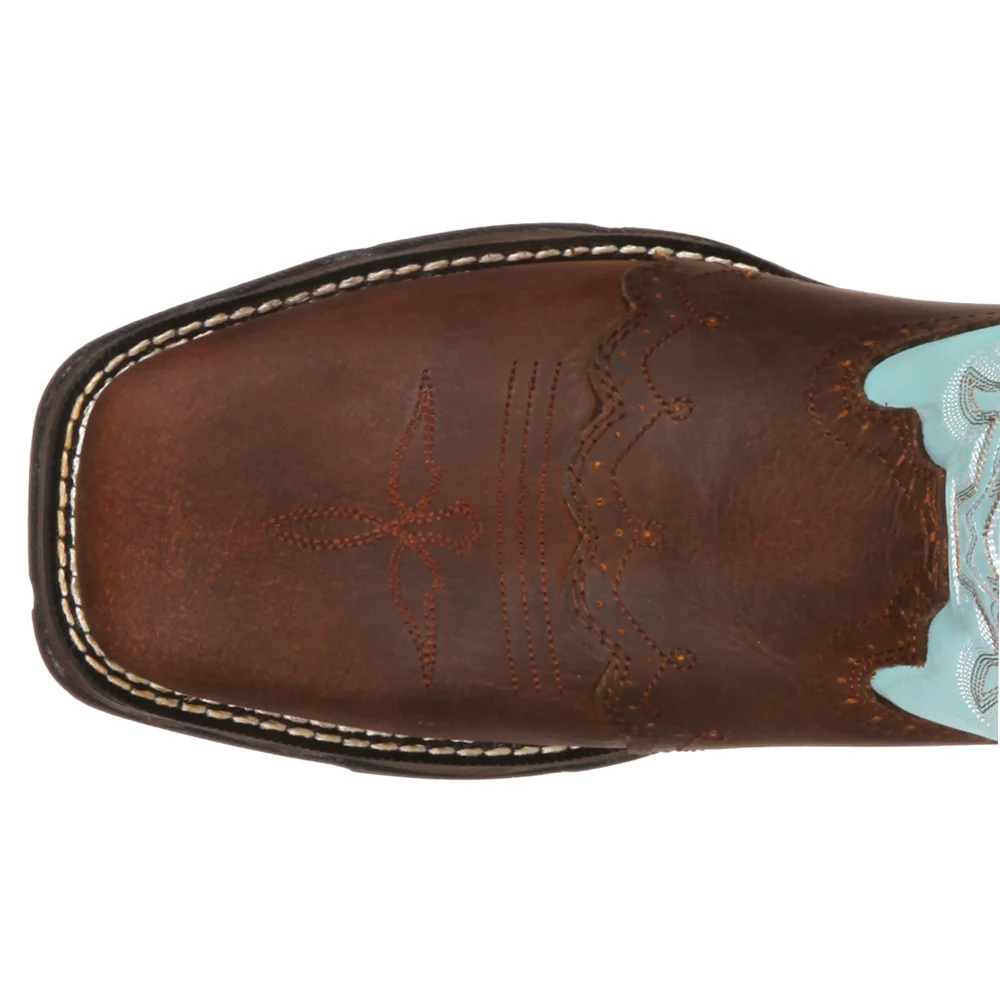 Lady Rebel Pull On Square Toe Cowboy Boots - Image 4