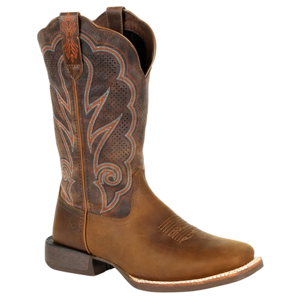 Lady Rebel Pro Embroidered Ventilated Square Toe Pull On Cowboy Boots - Image 2