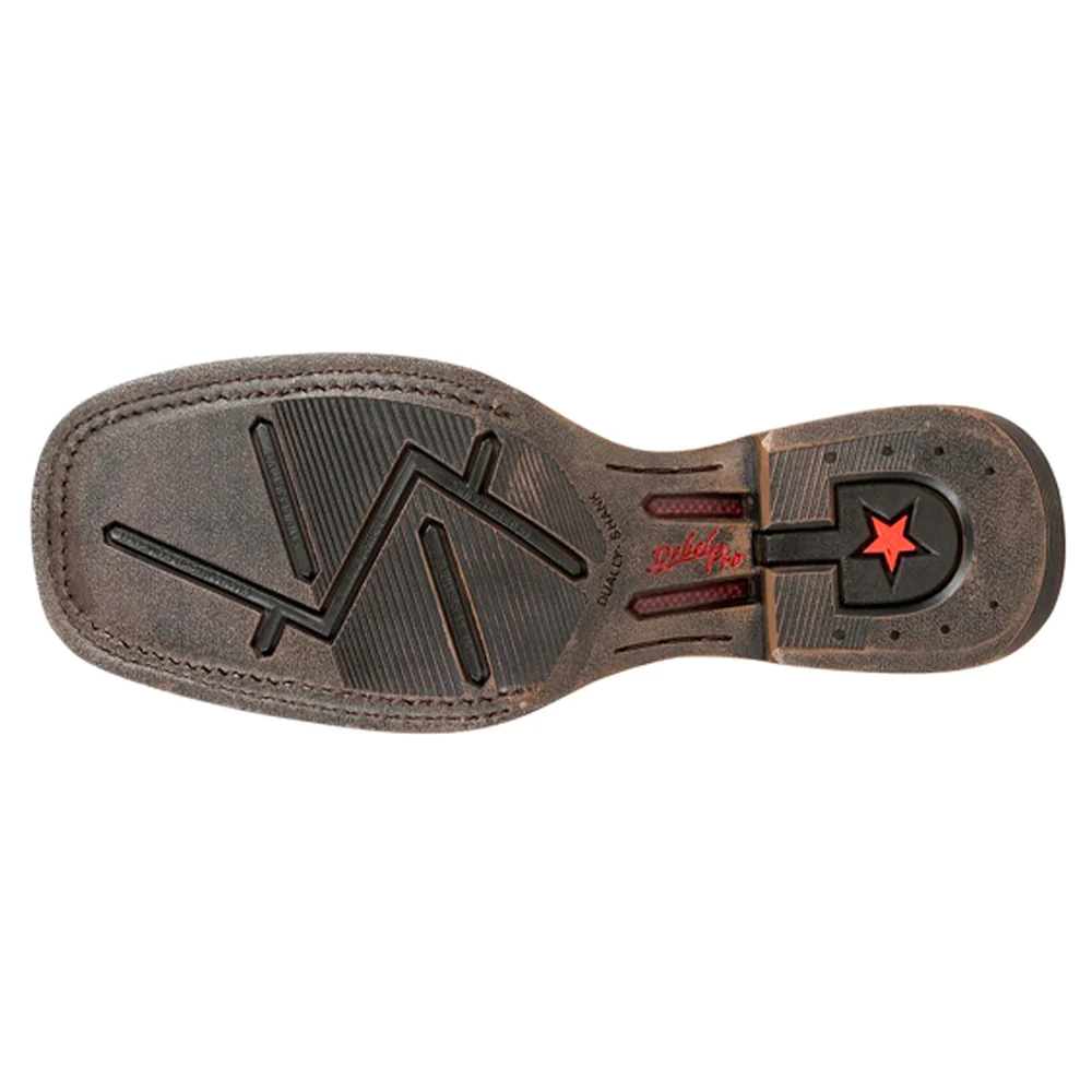 Lady Rebel Pro Embroidered Ventilated Square Toe Pull On Cowboy Boots - Image 5