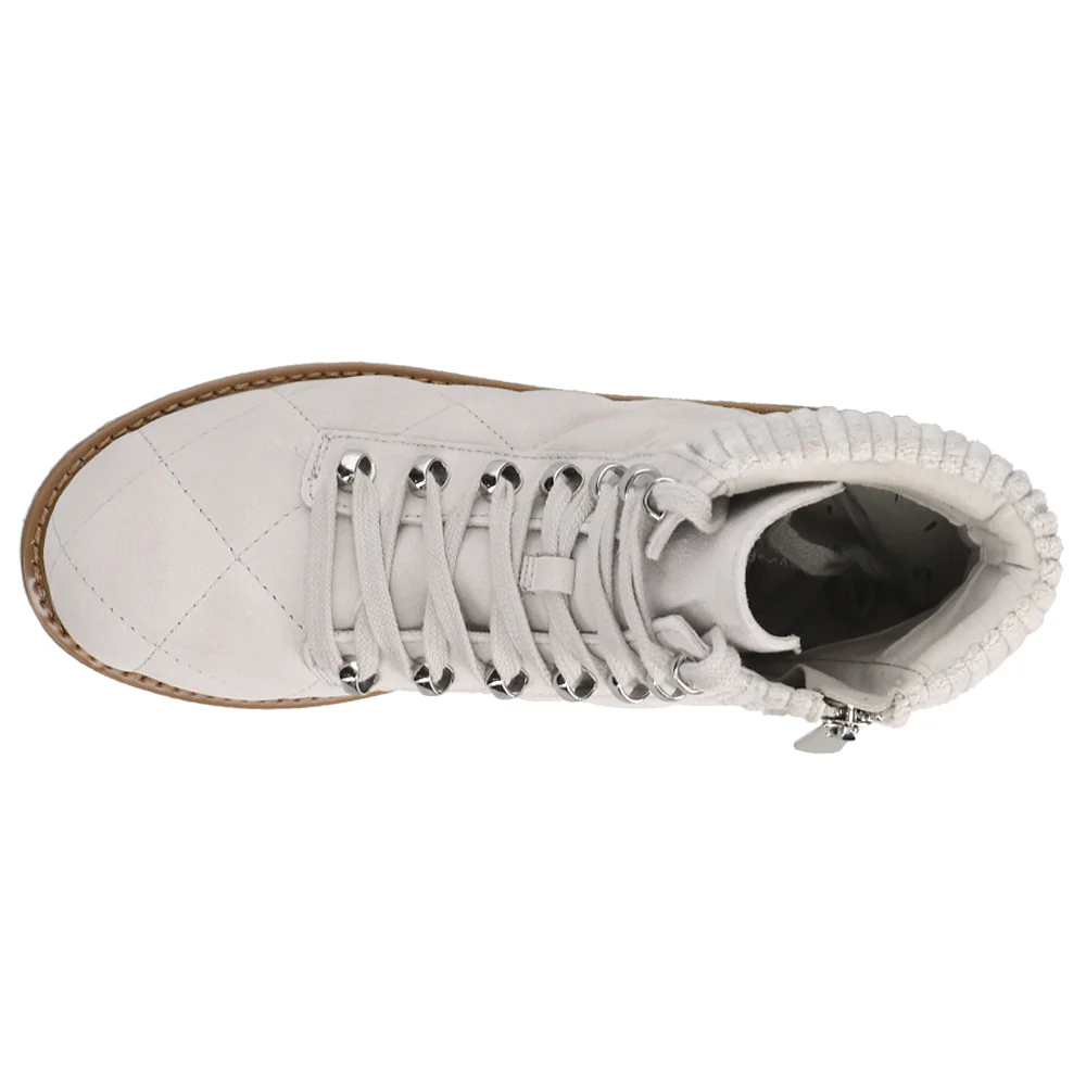 Lakely X Martha Stewart Quilted Combat Round Toe Boots - Image 4